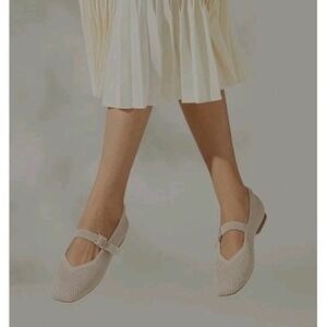 Elegant Cream Mary Jane Loafers